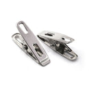 20Pcs Stainless Steel Clothes Pegs Hanging Pins Clips Laundry Metal Clamps LJ