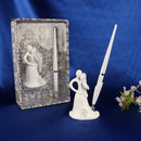 Elegant Wedding Guest Pen Set with Tulle Crystal Decor Party Supply gdh TQK