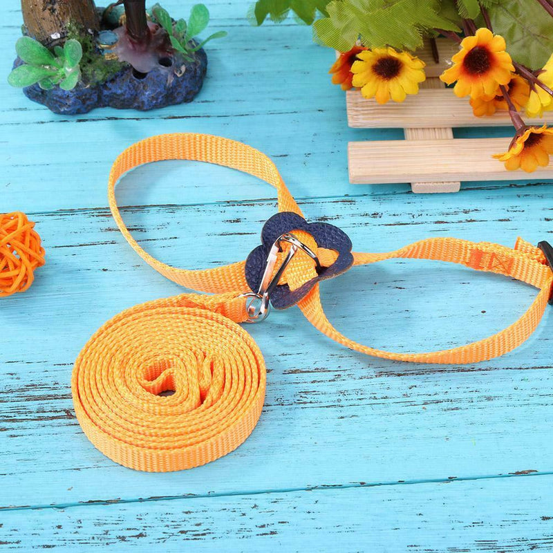 Parrot Leash Adjustable Harness Bird Anti Fly Outdoor Training Rope (Yellow