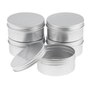 6x Aluminium Empty Pot Candle Soap Jewelry Findings Jar Tins Box 200ml 250ml
