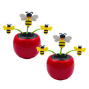 2PCS Dancing Solar Powered 3 Bumble Bee For Home Ornaments Gifts