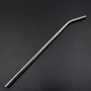 1Set Kitchen Tools 2pcs Stainless Steel Metal Drinking Straws+Brush for Mug A