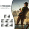 25pcs Black Q-Shaped Quick Change Swivels Fishing Terminal for Carp Fishing