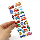 5 Sheets Cute Cartoon Scrapbooking Bubble Puffy Stickers Reward Kids Toys FT
