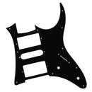 Black Pickguard Guard Scratch Plate 1-Ply 10-Holes for Stratocaster Guitar HSH