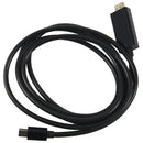 1.8m Mini Display Port DP Male to HDMI Male Cable Adapter for Macbook Air P