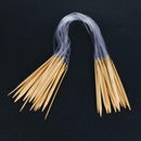 18 Sizes Circular Knitting Needles 60cm Long Smooth Finish Knitting Needles