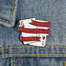 Poker Red Pins Brooches King Queen Lapel Jacket Enamel Badges Jewelry Gifts