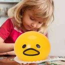 5X(Squishy Vomitive Egg Yolk Anti Stress Reliever Fun Gift Yellow Lazy Egg E1N2)
