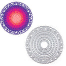 5pcs Metal Cutting Stencil Embossing Die Scrapbooking DIY Craft-Heart Circle