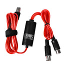 USB IN-OUT MIDI Cable Converter PC to Music Keyboard Adapter Cord  Z