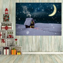 Christmas House Photography Background Cloth Backdrop Photographic Props