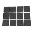 50mm x 50mm Plastic Square End Blind Plugs Cap Pipe Inserts 12pcs L1H3