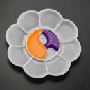 20x 10 Well Plastic Paint Palette For Art Oil Watercolor Paints Mixing Color