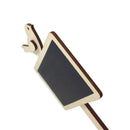 10pcs Bird Design Wooden Blackboard Message Chalkboard With Stick For Party