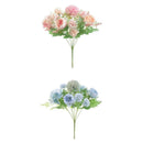 2 Pieces 7 Head Artificial Peony Hand Flower Bouquet for Home Garden Wedding