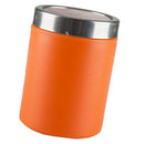 Stainless Steel Chocolate Cocoa Flour Shaker Icing Sugar Powder Orange