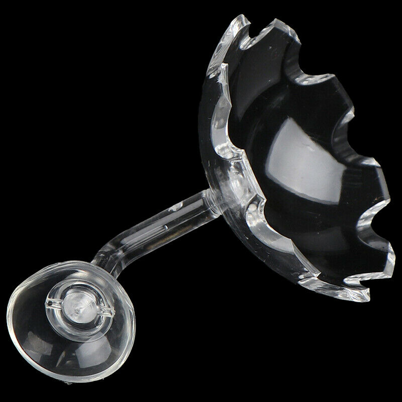 Aquarium Fish Shrimp Feeder Acrylic Fish Tank Floating Bowl Food Feed&+