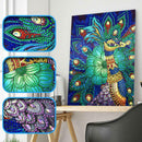 5D DIY Special-shaped Diamond Painting Peacock Cross Stitch Embroidery Kit A