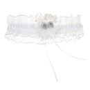Throw White Garter with Ribbon - Wedding Party Supplies Wedding