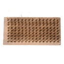 3.9" Length Hardware Wood Handle Brass Wire Brush Cleaning Tool W3G6