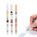 Cartoon Animal Creative Silicon Double Head Friction Eraser For Erasable Gel Pen