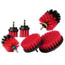 6 Pcs /Set Power Scrubber Brush Drill Brush Clean For Bathroom Surfaces Tub