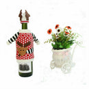 Merry Christmas Santa Deer Wine Bottle Bag Cover Xmas Festival Party Table Decor