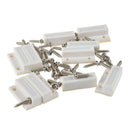 10 x Door or Window Contact Magnetic Switch Alarm - SMD Style, White K9T4