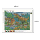 5D DIY Full Drill Diamond Painting Dinosaur Cross Stitch Embroidery Mosaic