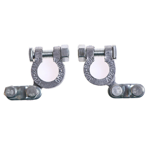 2Pcs Car Battery Connector Post Battery Terminal Pile Cap Charging ClampB Ew