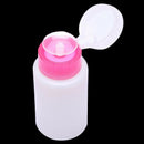 Pink 150ML Empty Pump Dispenser Bottle Nail Art Polish Remover Acrylic