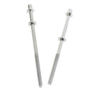 2 Pcs Drum Tension Rods with Drum Screws for Drummer 109mm