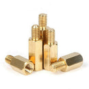 180pcs M2.5 Single/Double Pass Hex Copper Column Screw Nut Assorted Set Box