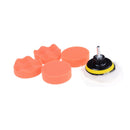 7Pcs/set 3" Buffing Pad Auto Car Polishing Wheel Kit Buffer + Drill Adapter TO