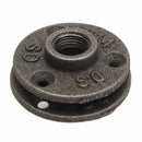 1/2 inch Three Holes Black Iron Flange Pipe Floor Fitting Threaded Wall Mou L4X7