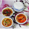 Food Simulation Key Chains Chinese Blue and White Porcelain Food Bowl OZ