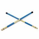 2 Pieces Drum Brushes Sticks Bamboo Rods Percussion Instrument Accessory Bl M5B4