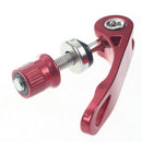 Lever quick clamp tool bolt red alloy Bike Route saddle C6B5