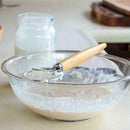 Kitchen Bread Dough Whisk Mixer Tool Egg Beater Wooden Accessory S6P6