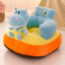 Cartoon Sofa Skin for Infant Baby Seat Sofa Cover Learn to Sit Chair (C)