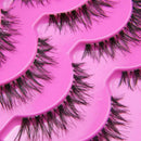 5 Pairs Eye Lashes Demi Wispies Natural Long Thick Eyelashes Soft False Han K2A4