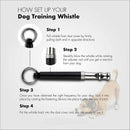 4-Pack Dog Whistle Professional Dog Training Whistle Stop Mania Adjustable