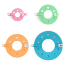 8pcs 4 Sizes Useful Pom Pom Maker Fluff Ball Weaver Craft Knitting Tool Kit Xmas