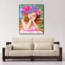 5D DIY Diamond Painting Girl Cross Stitch Embroidery Rhinestones Mosaic Kit