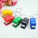 Portable Keychain Mini Cute Stapler For Home Office School Paper Bookbinding XV