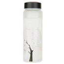 420Ml Cherry Gradient Color Glass Water Bottle with Protective Bag for Kids