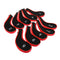 Neoprene Long Sleeve Zipper Golf Club Iron Putter Head Cover Black+Red