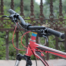 1 Pair Of Rubber Mountain Bicycle Handlebars Anti-Skid Ergonomic Handlebar