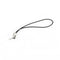 30x black round hand strap wrist strap cell phone strap for mobile phone C8U9
